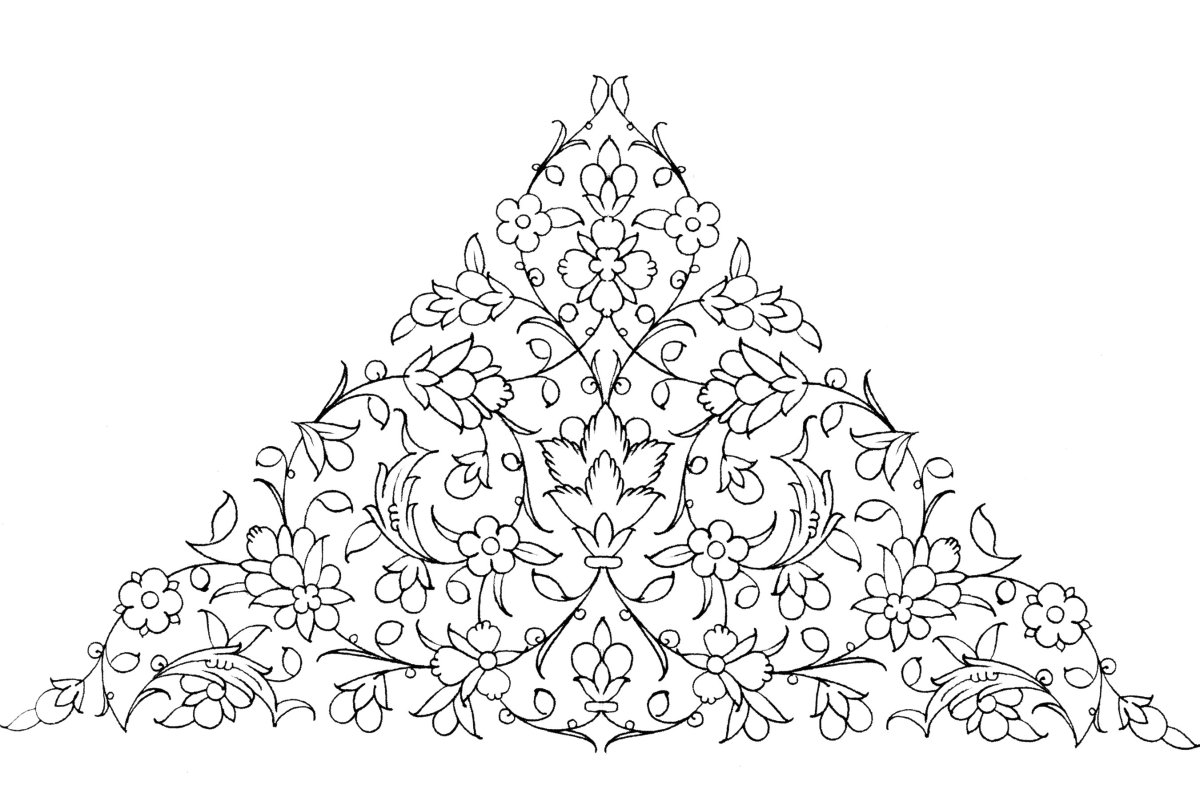 Арабские узоры раскраски