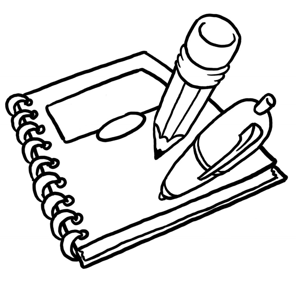 Раскраска тетрадь