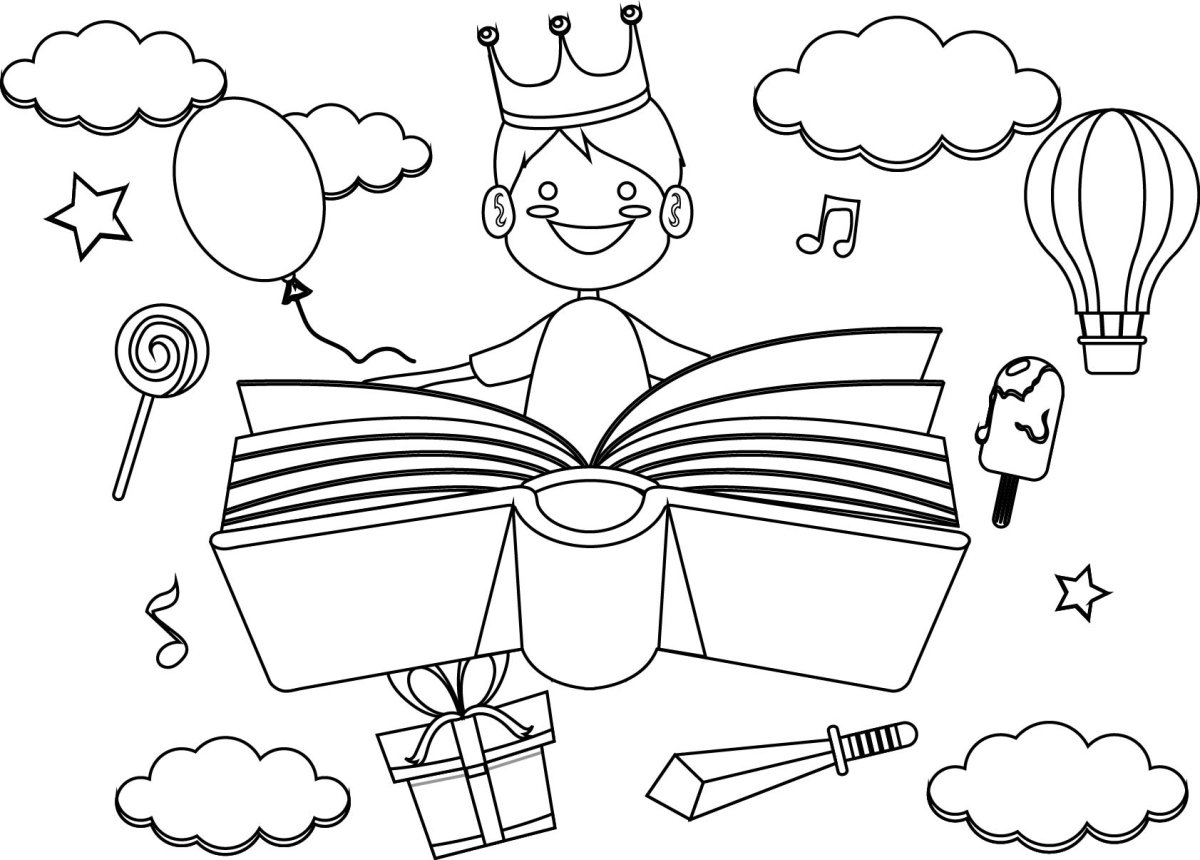 Раскраска детские мечты