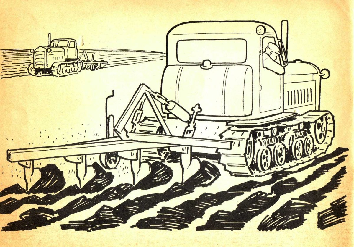 Сбор пшеницы и мельница