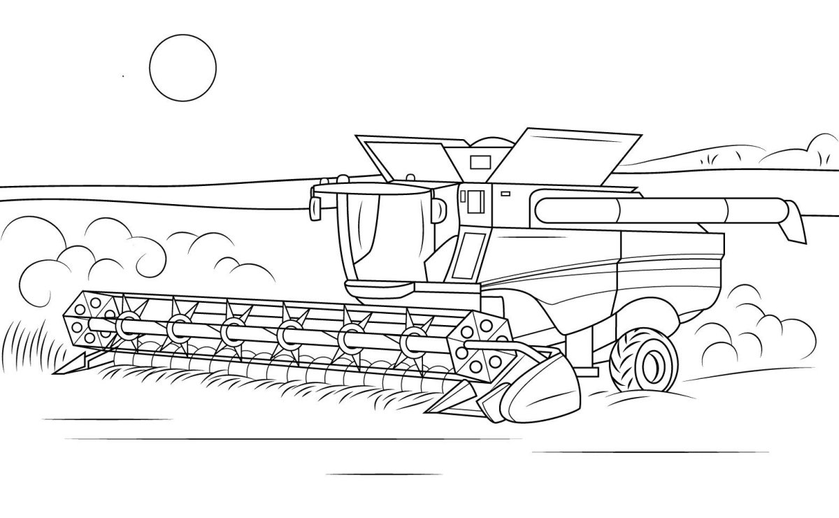 Раскраски профессии детского сада тракторист