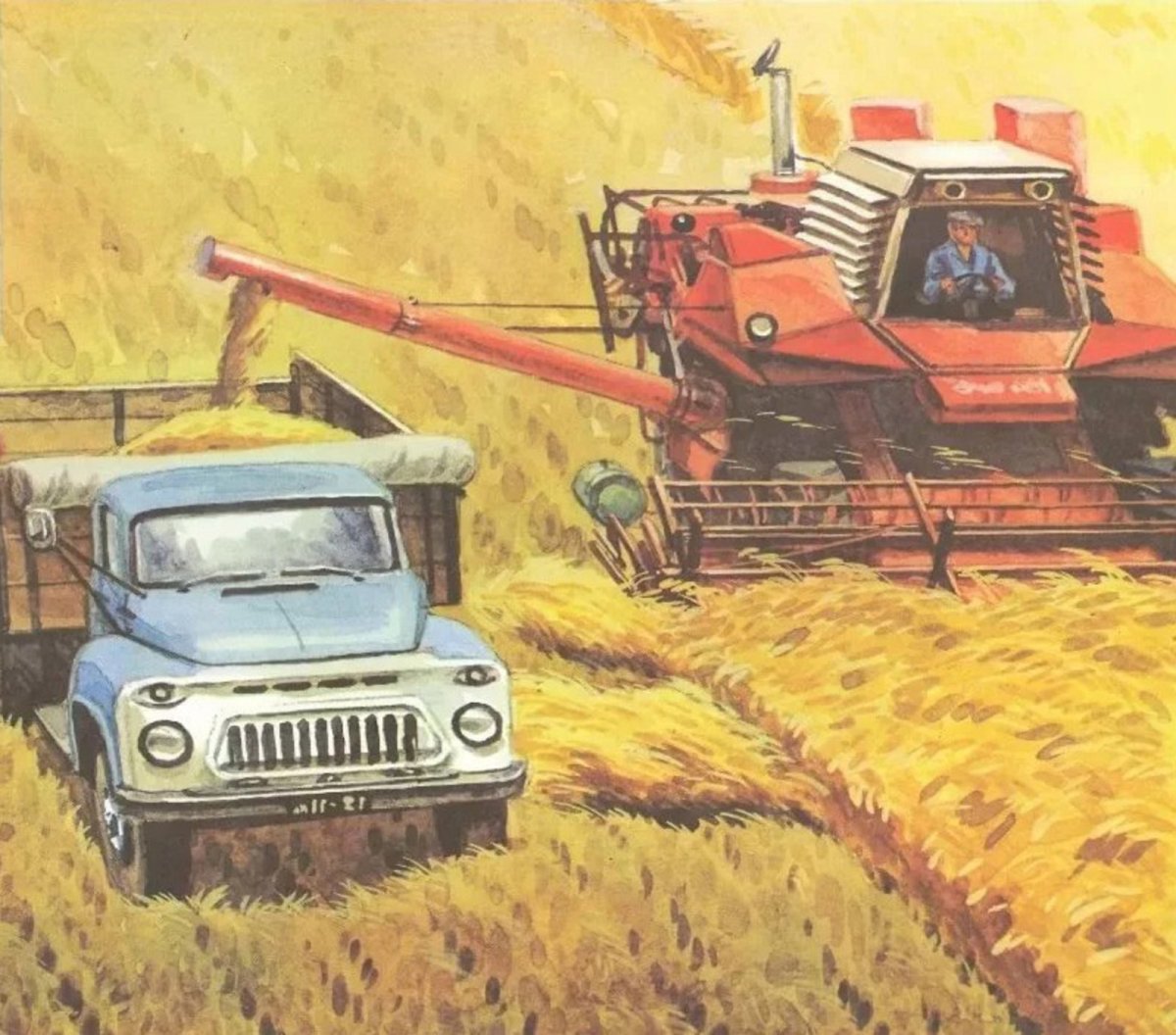 Мельница раскраска