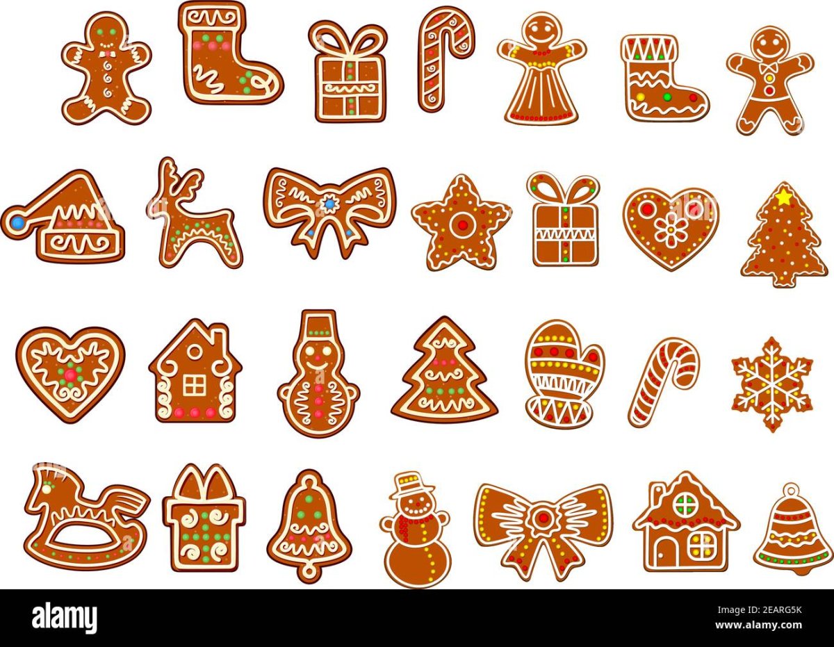 Пряники новогодние расписные 2022