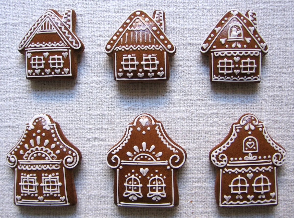 Новогодний пряник вектор