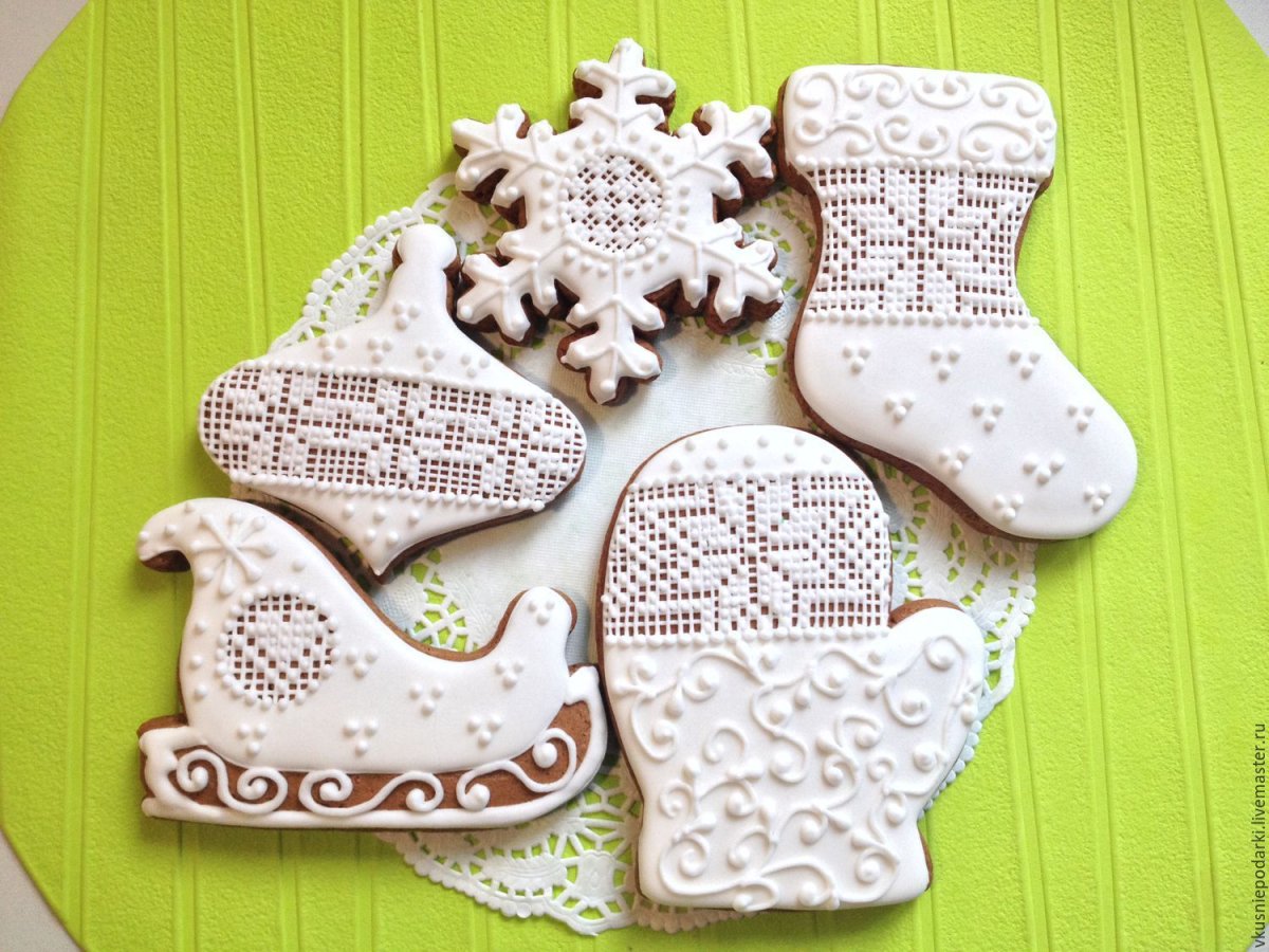 Эскиз лепного пряника