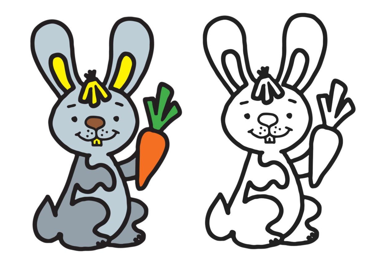 Раскраска по образцу