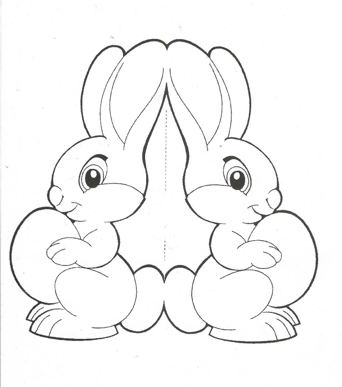 Серый зайчик для детей