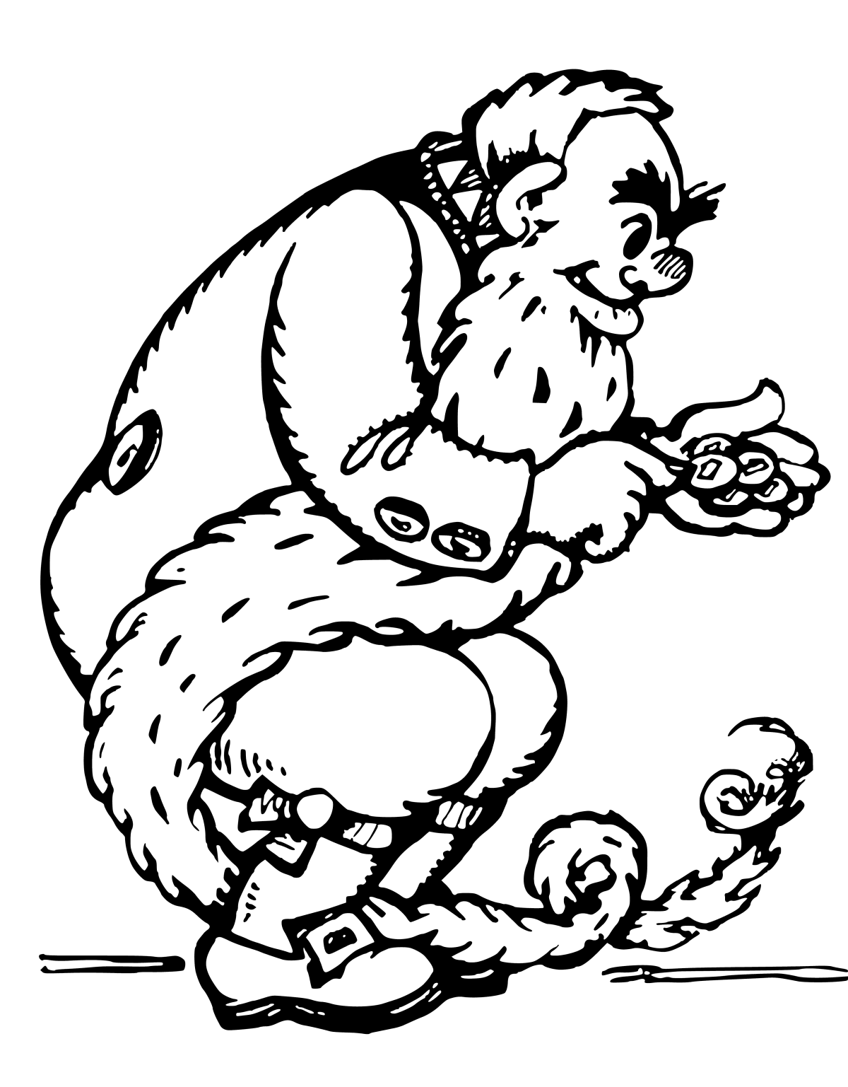 Карабас раскраска