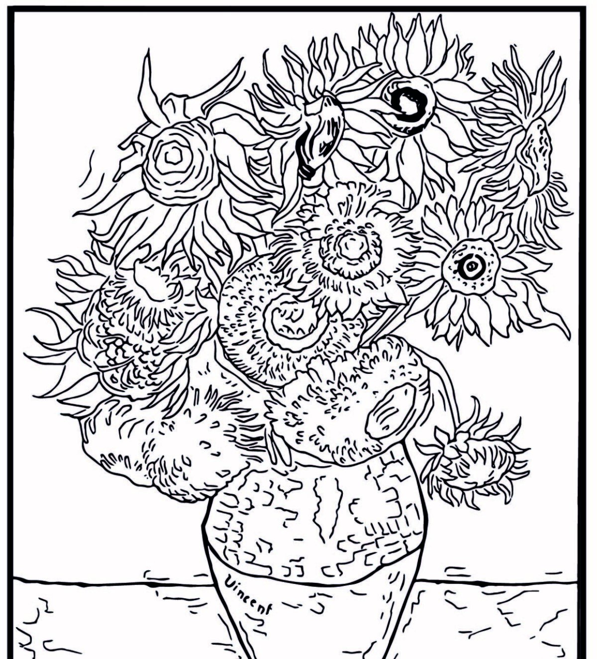 Ван Гог (Подсолнухи)