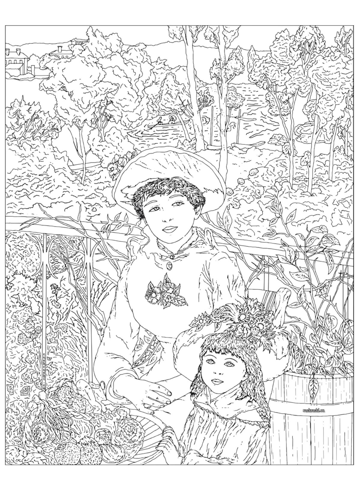 Раскраска картина