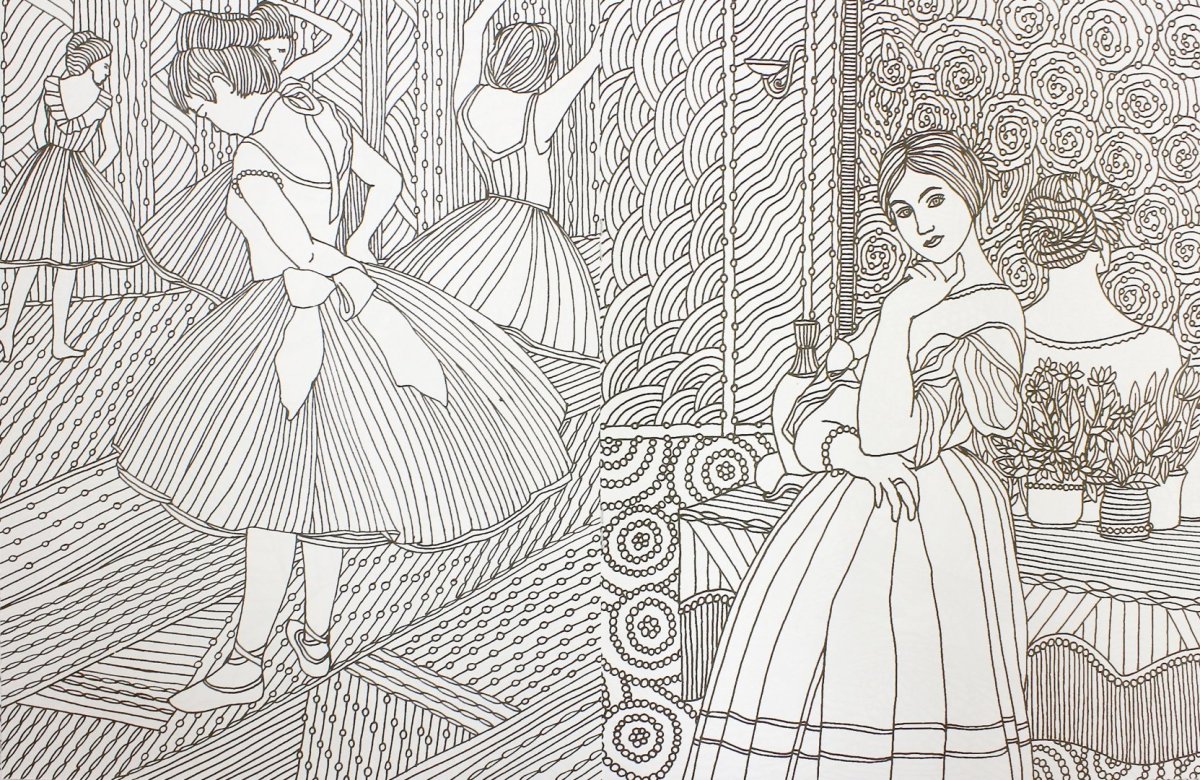 Раскраска живопись