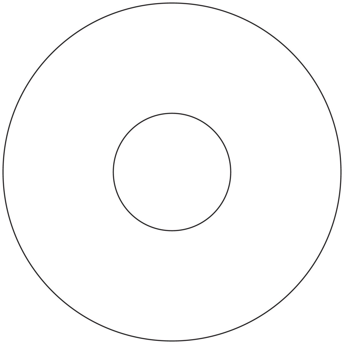 Трафарет круги