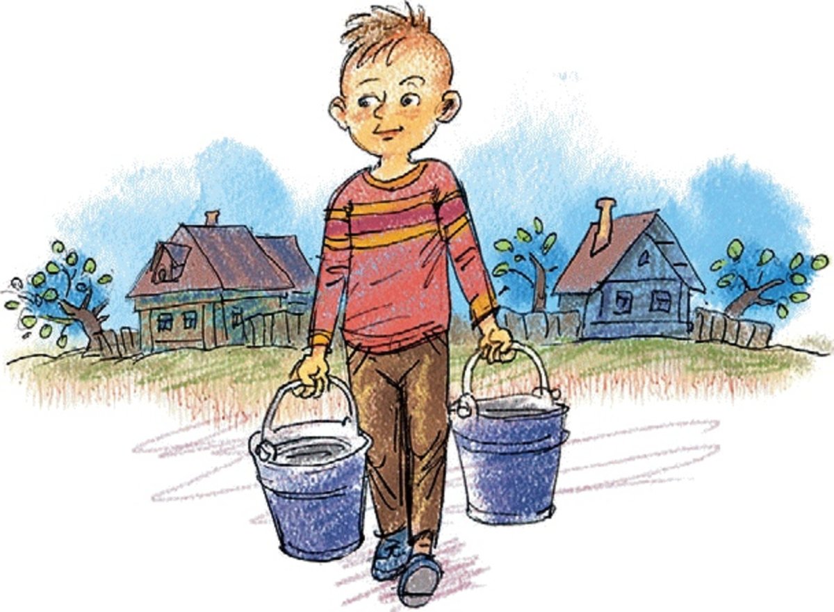 Рисунок к рассказу сыновья Осеева