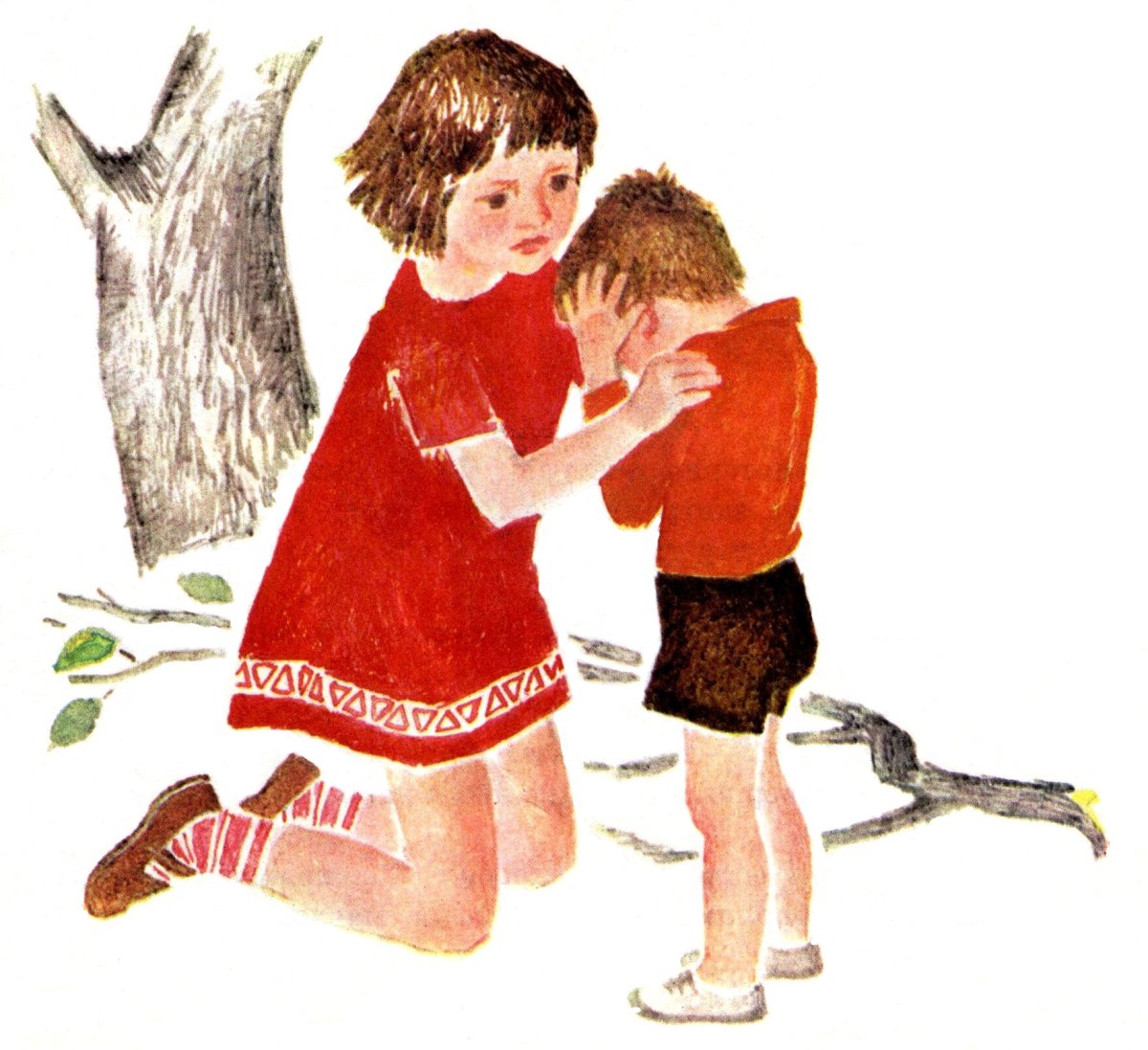 Костер раскраска для детей