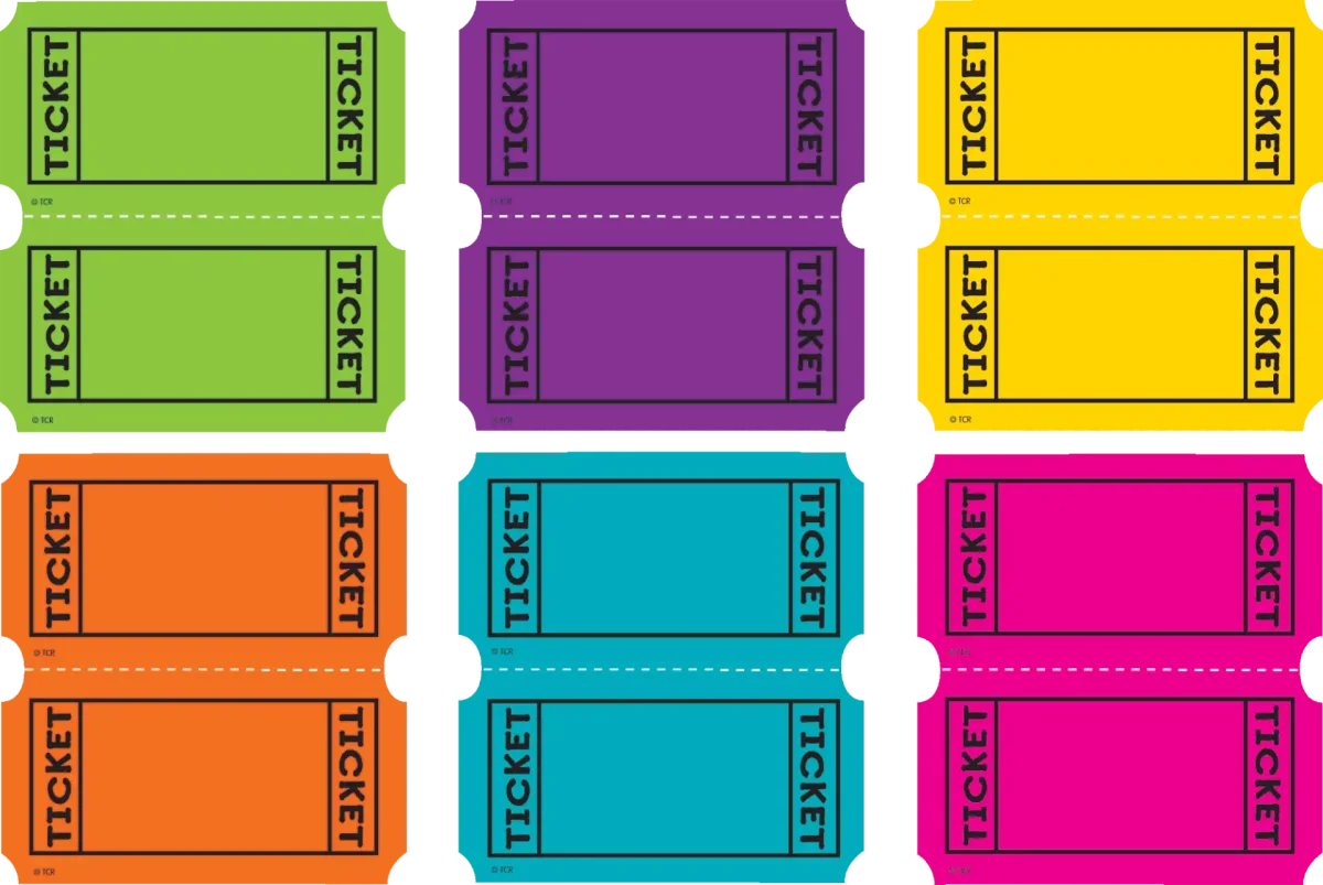 Билетики в театр для детских игр