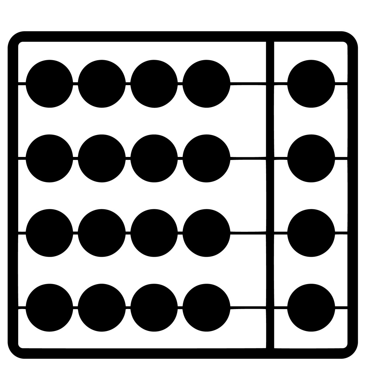 Счеты Абакус вектор