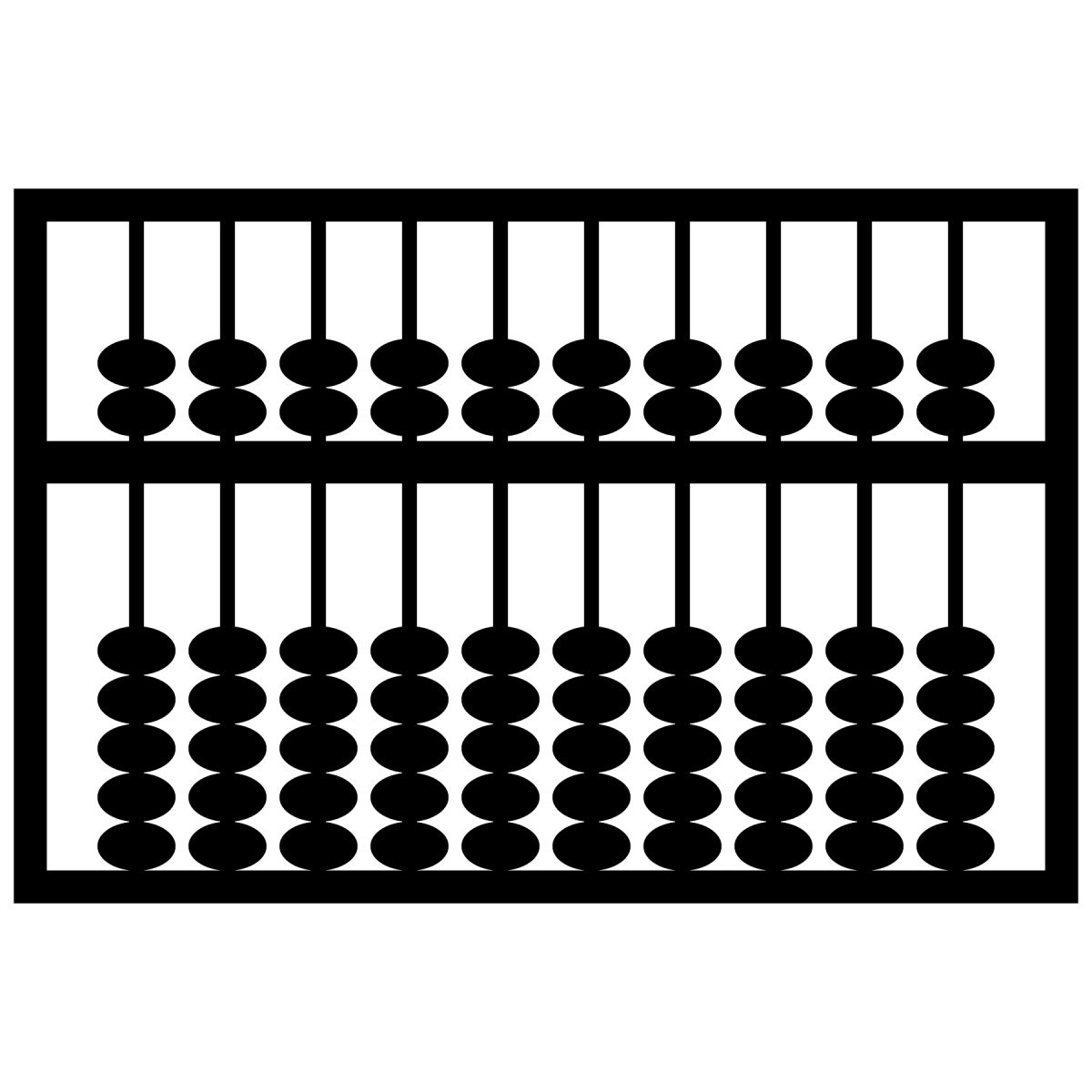 Счеты Абакус вектор