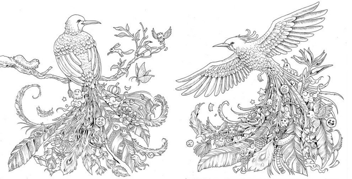 Трафарет "Жар-птица"