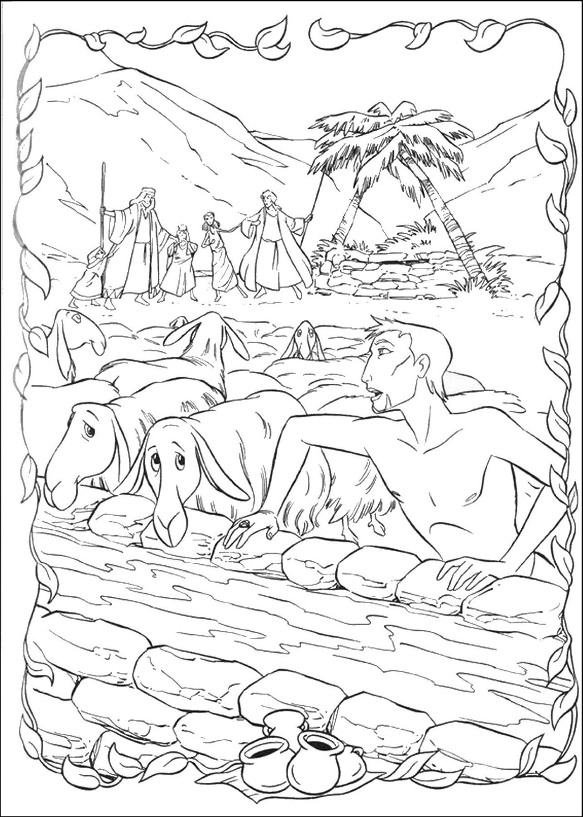 Раскраски к сказкам Габдуллы Тукая