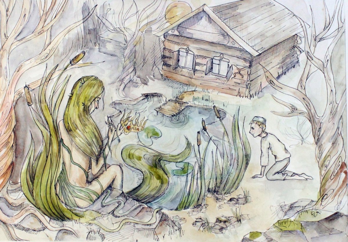 Сказка Габдуллы Тукая Су анасы