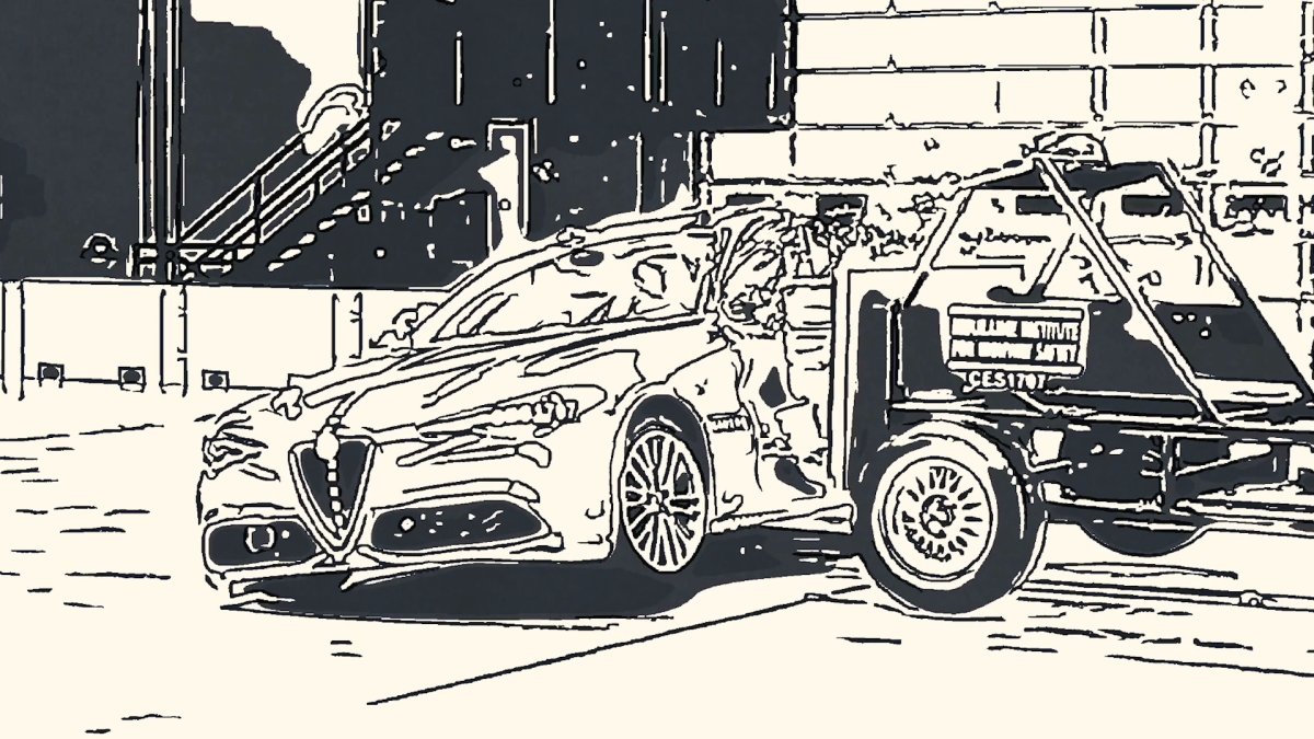 Раскраска краш тест машины