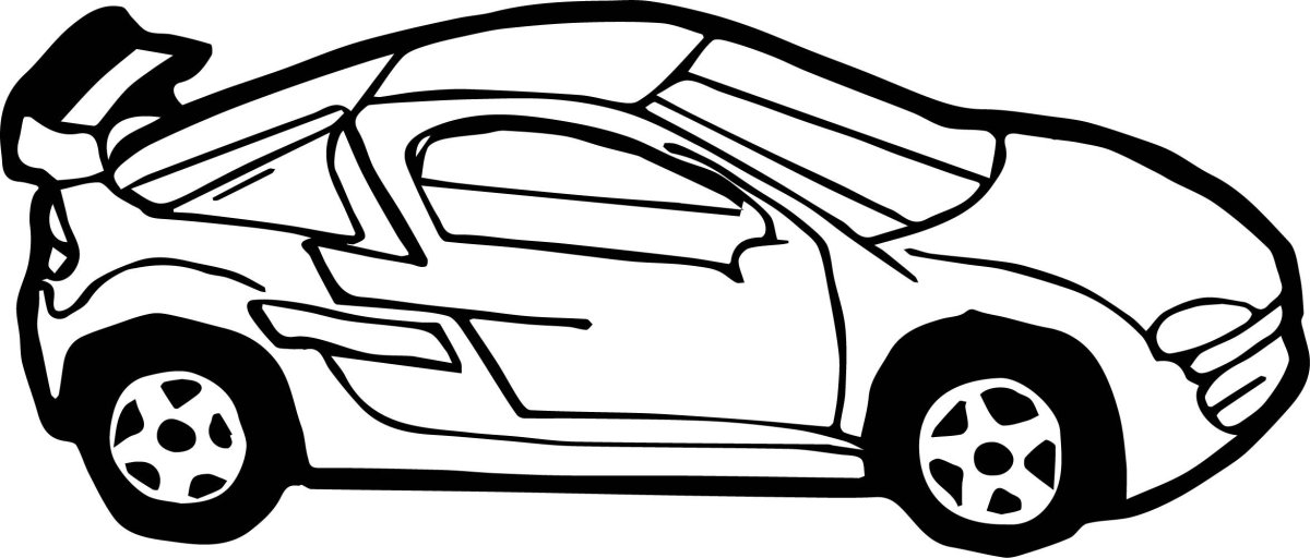 Разбитая машина сверху