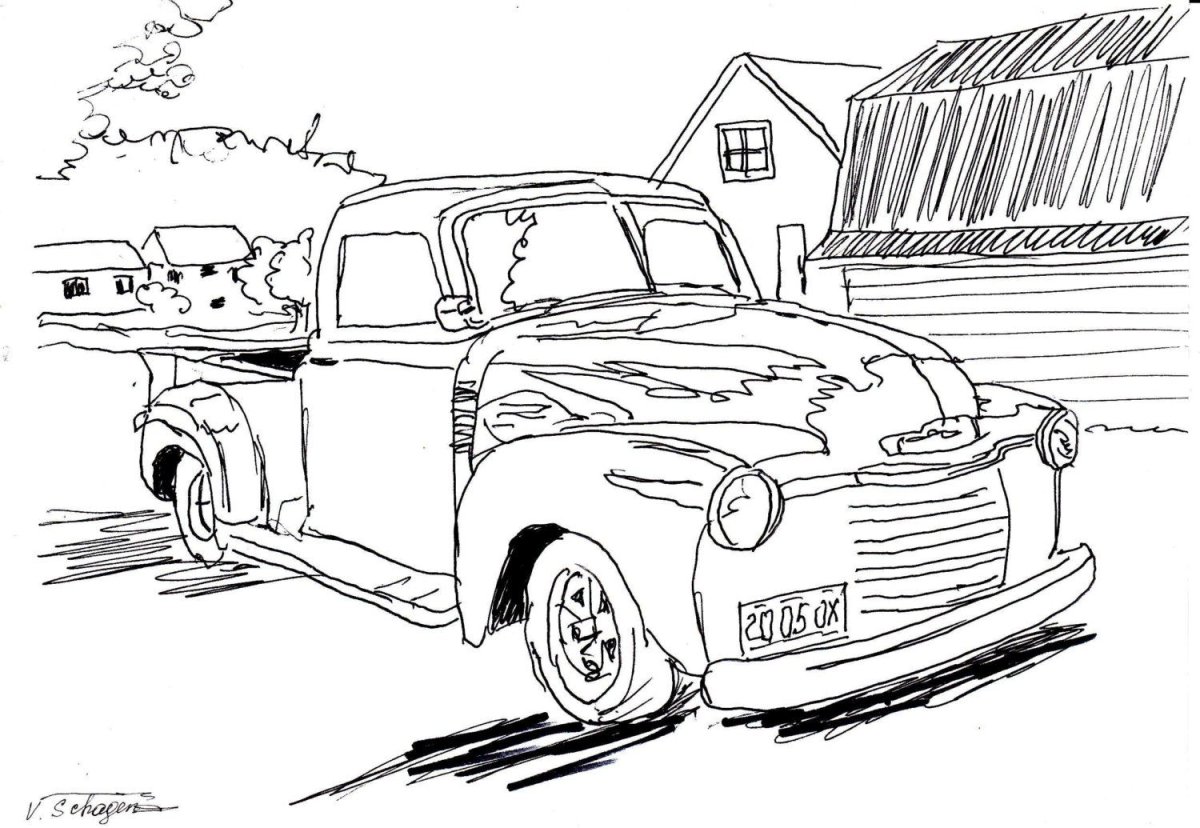 Раскраска Ламборгини авентадор