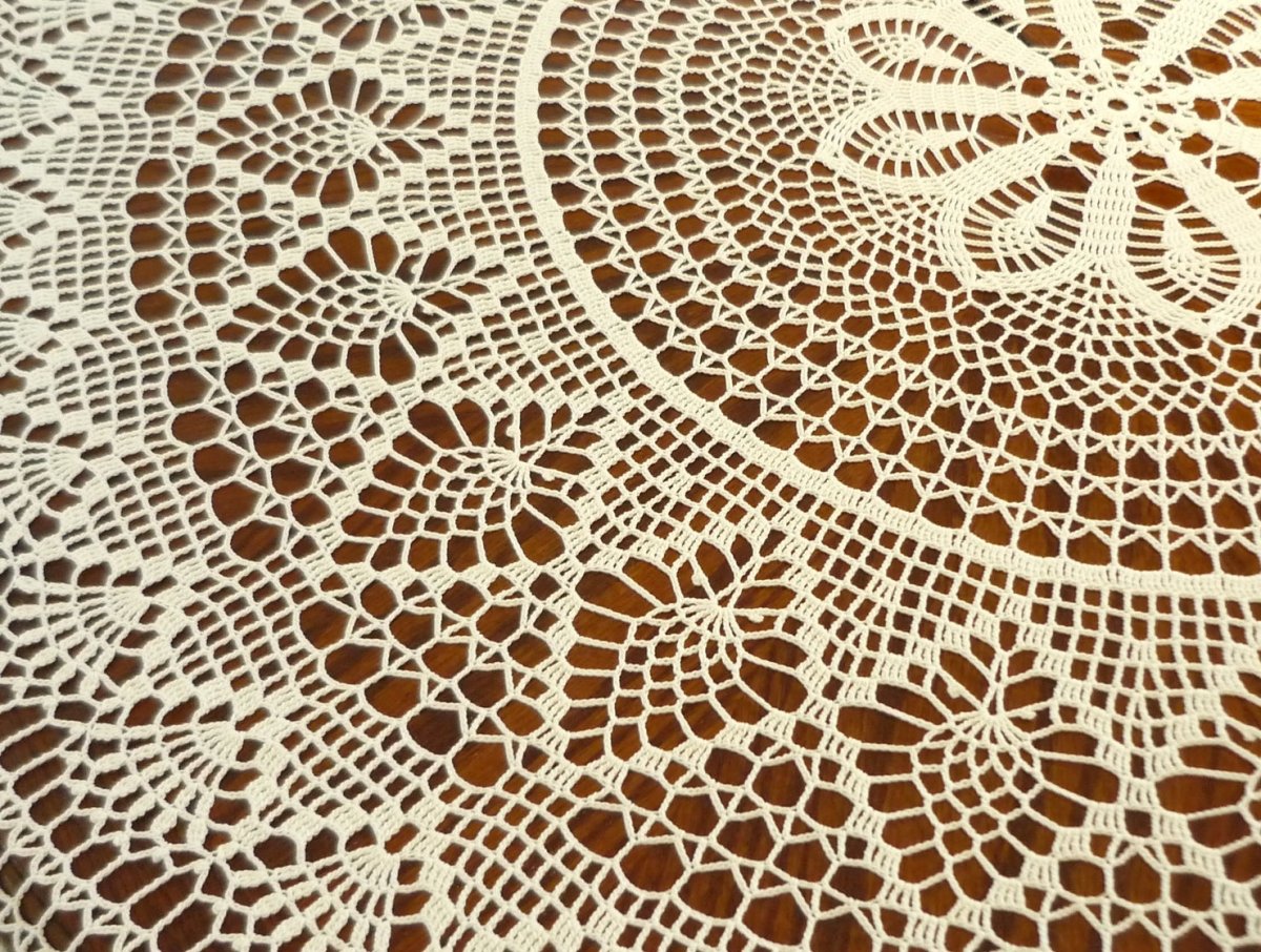 Вязаные скатерти