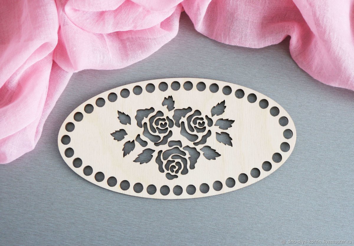 Расписные донышки для вязания