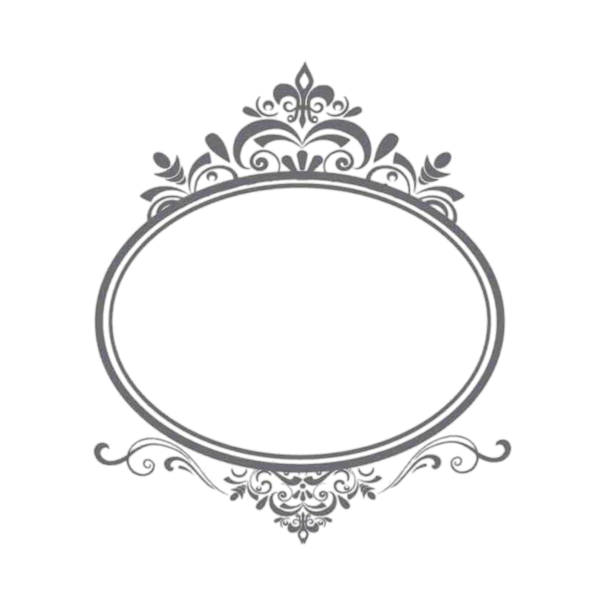 Круглая Винтажная рамка