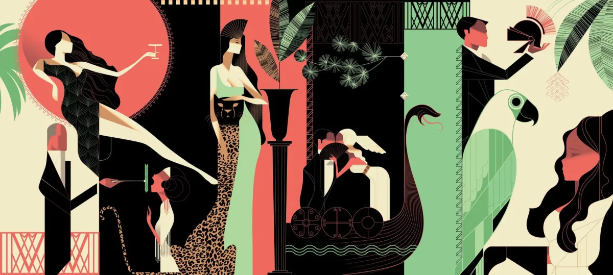 Дамы в стиле арт деко
