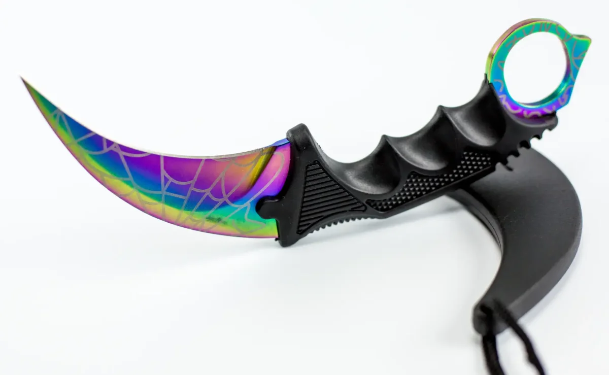 Нож-керамбит градиент