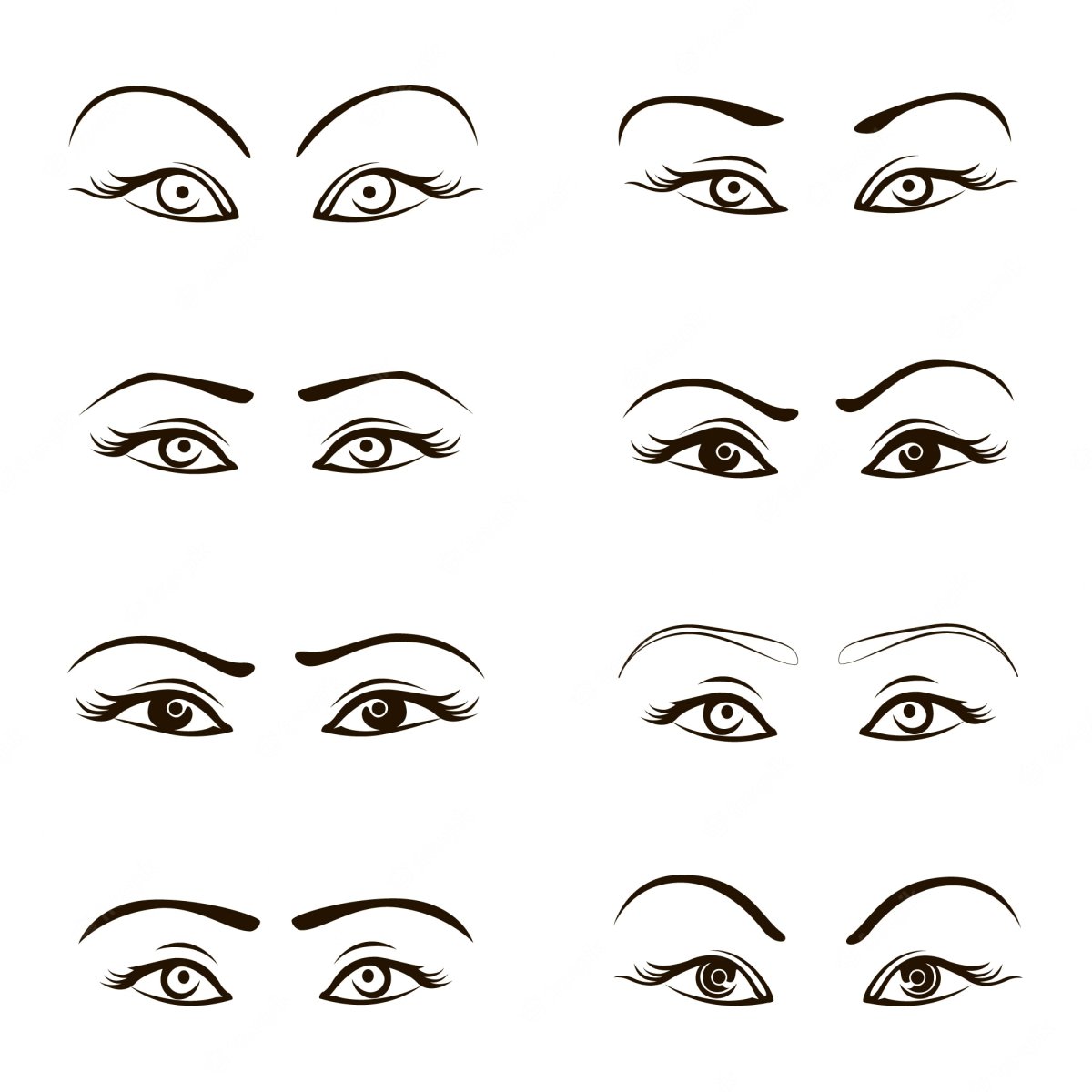 Глазки ротик носик для поделок