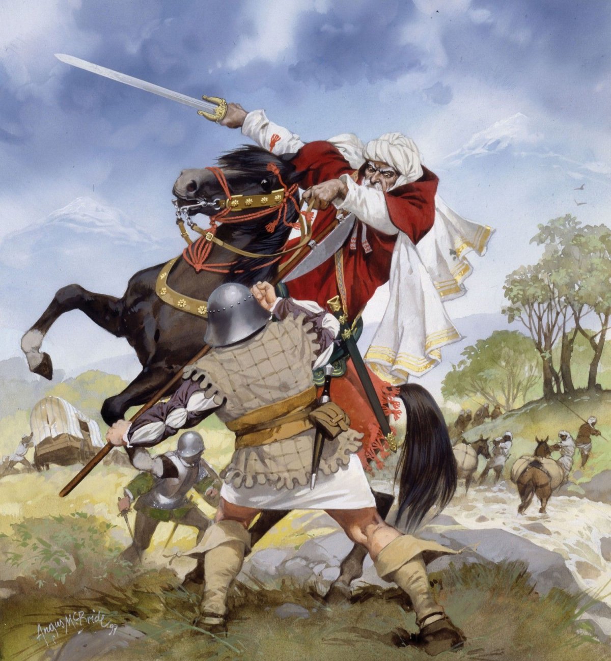 Художник Ангус МАКБРАЙД