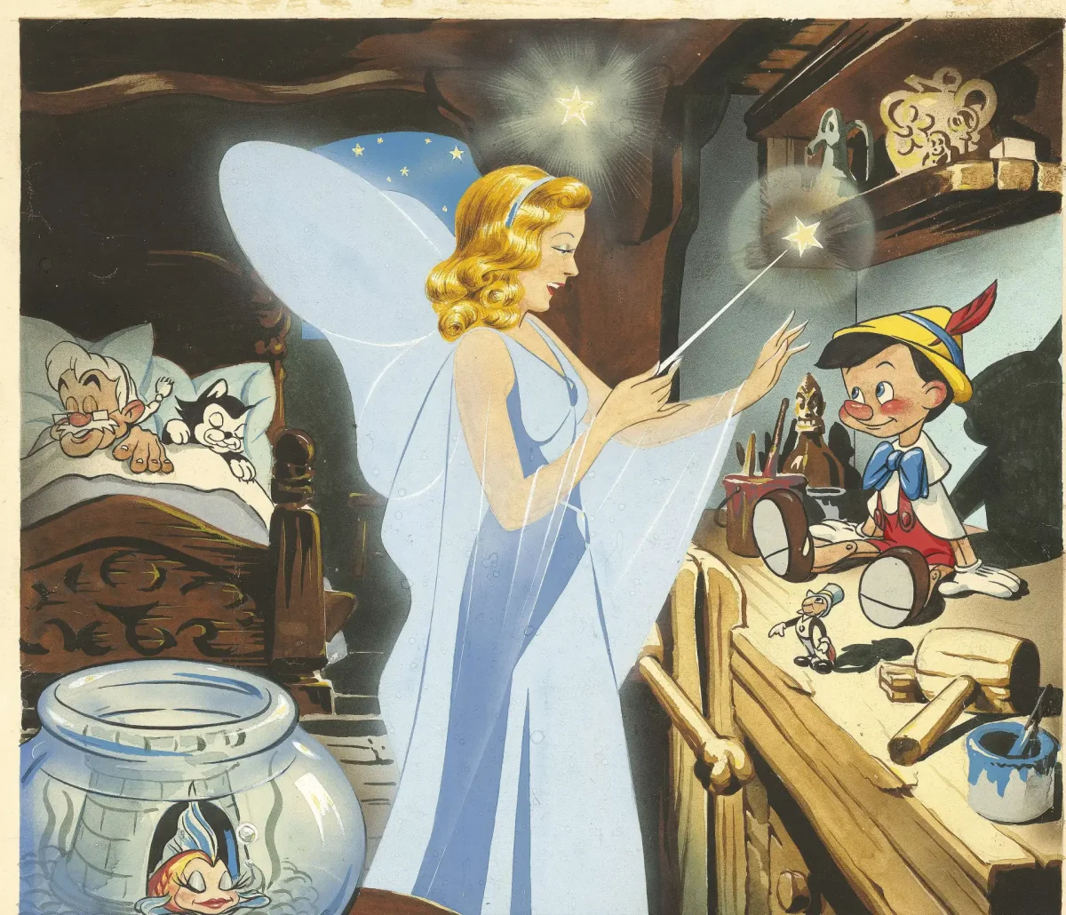 Пиноккио на корабле