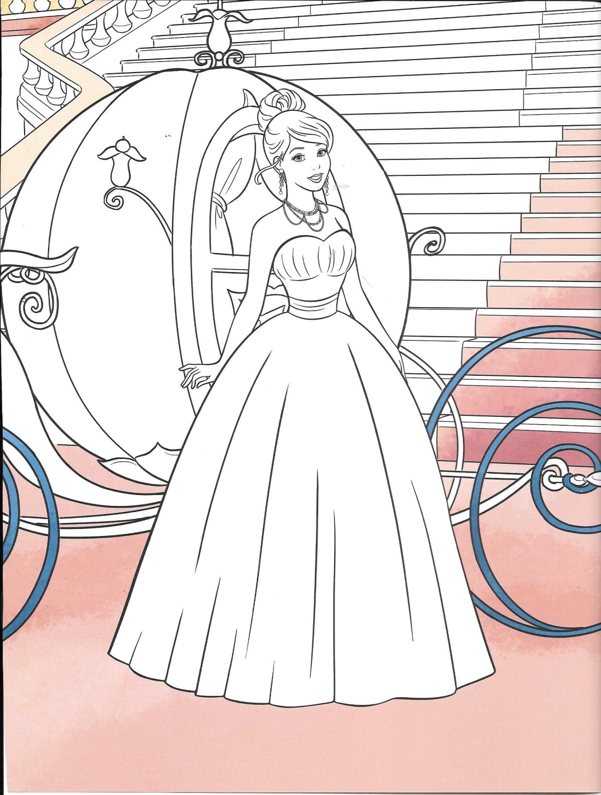 Шарль Перро Золушка раскраска