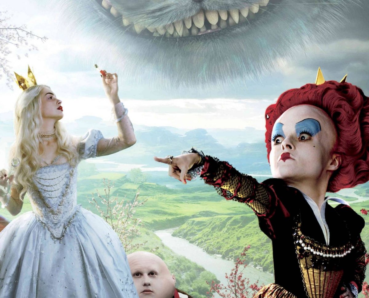 Тим Бертон иллюстрации Алиса в стране чудес