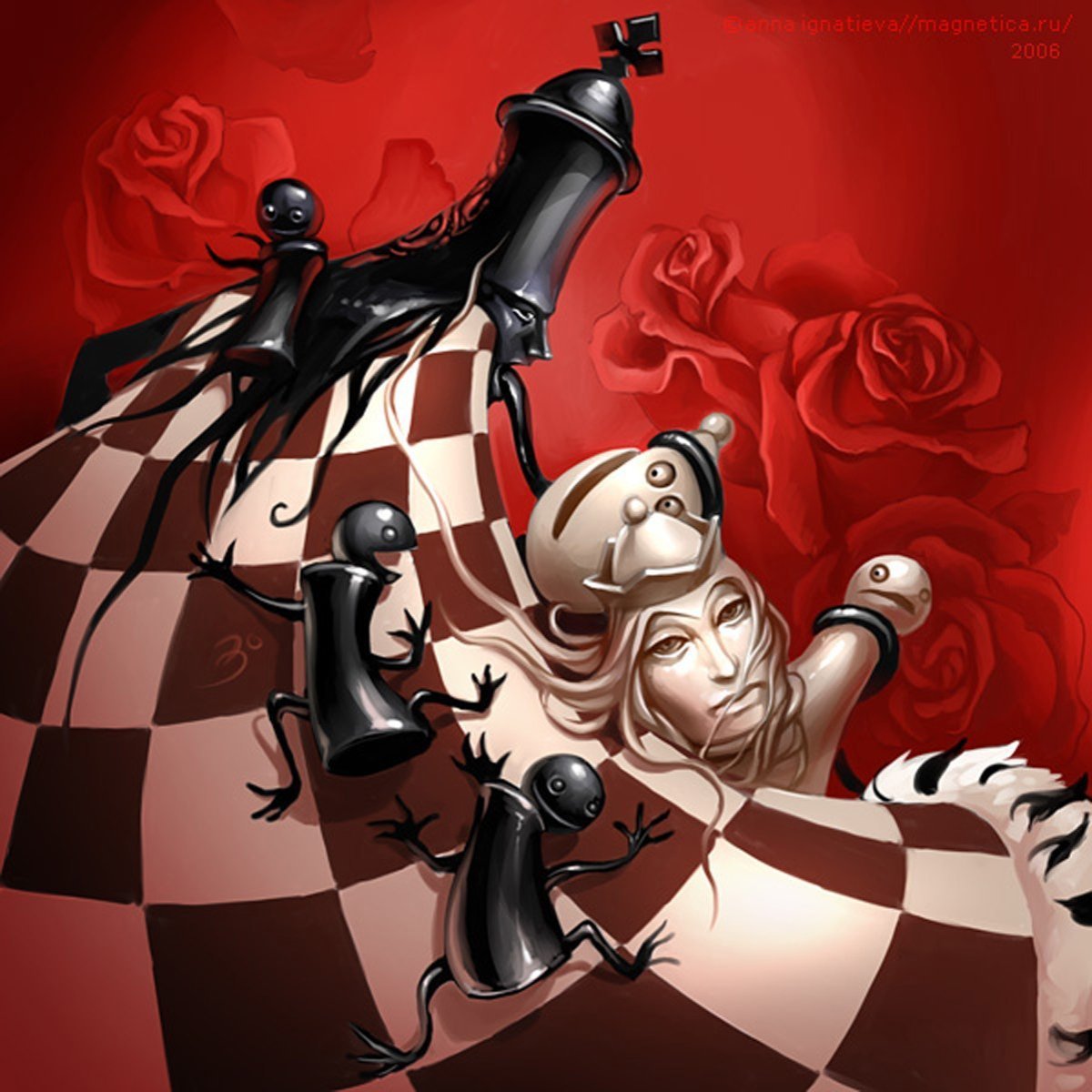 Алиса в Зазеркалье шахматные фигуры