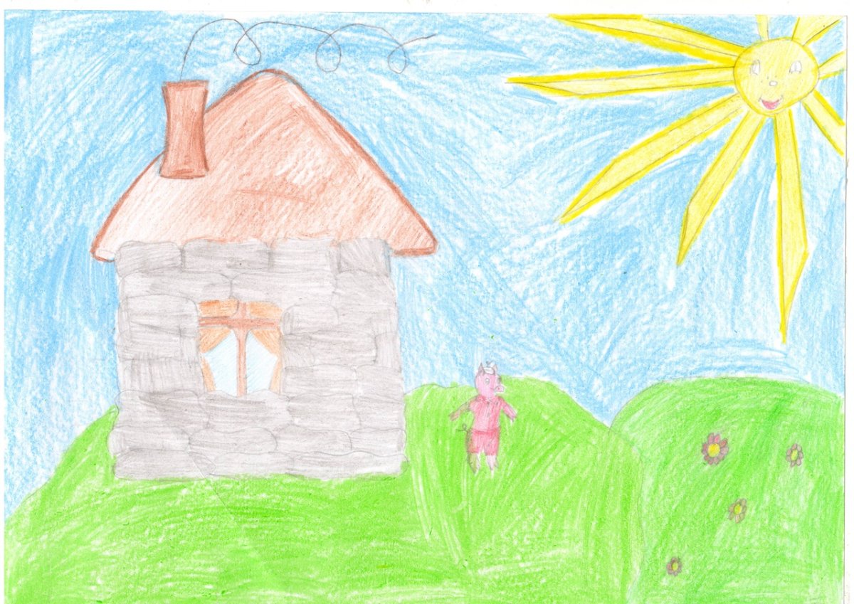 Казань нарисовать первокласснику