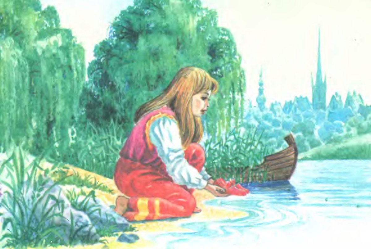 Рисунок к сказке Снежная Королева карандашом