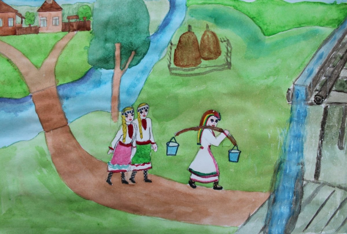 Рисунок на тему мой любимый книжный герой