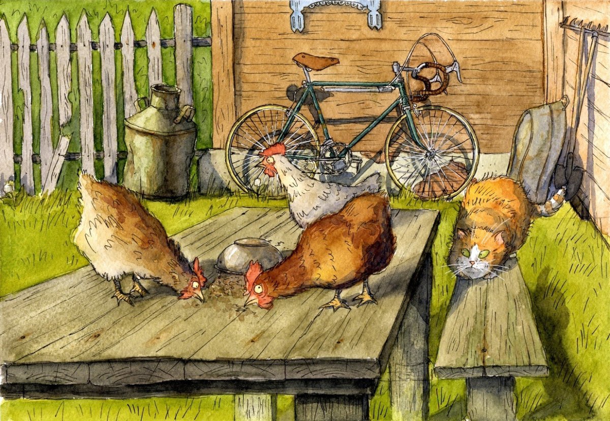 Иллюстрация к рассказу кот ворюга Паустовский