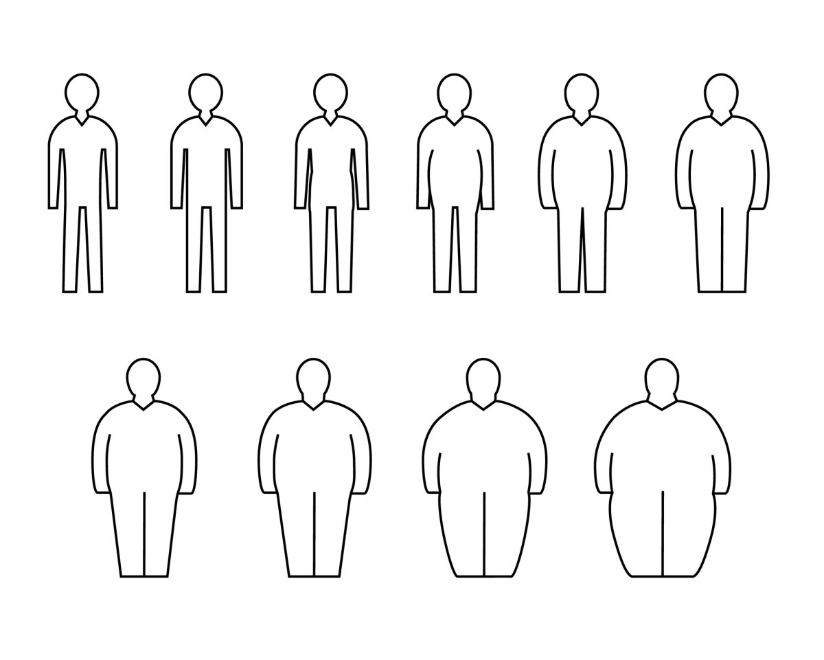 Thin man силуэт