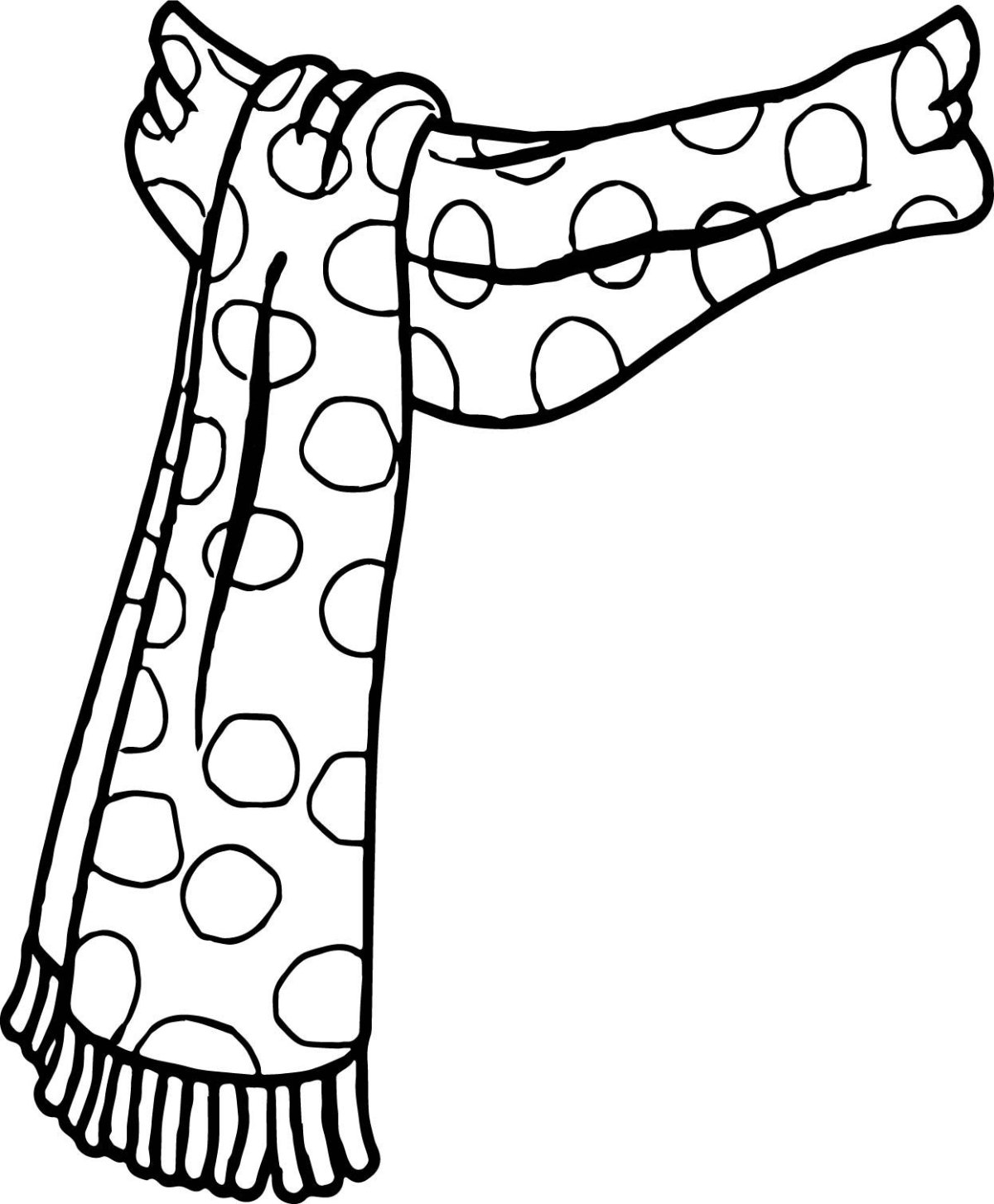 Шарф раскраска