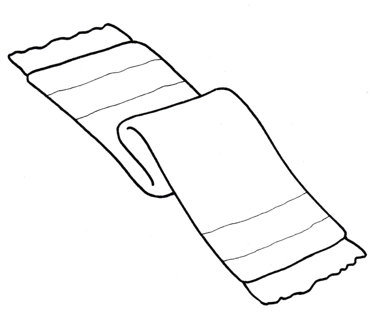 Шарф раскраска