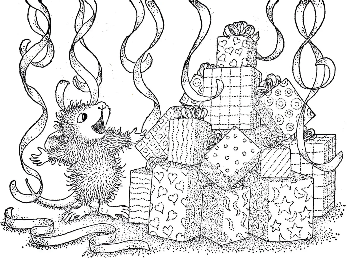 Хомяк раскраска Мандала