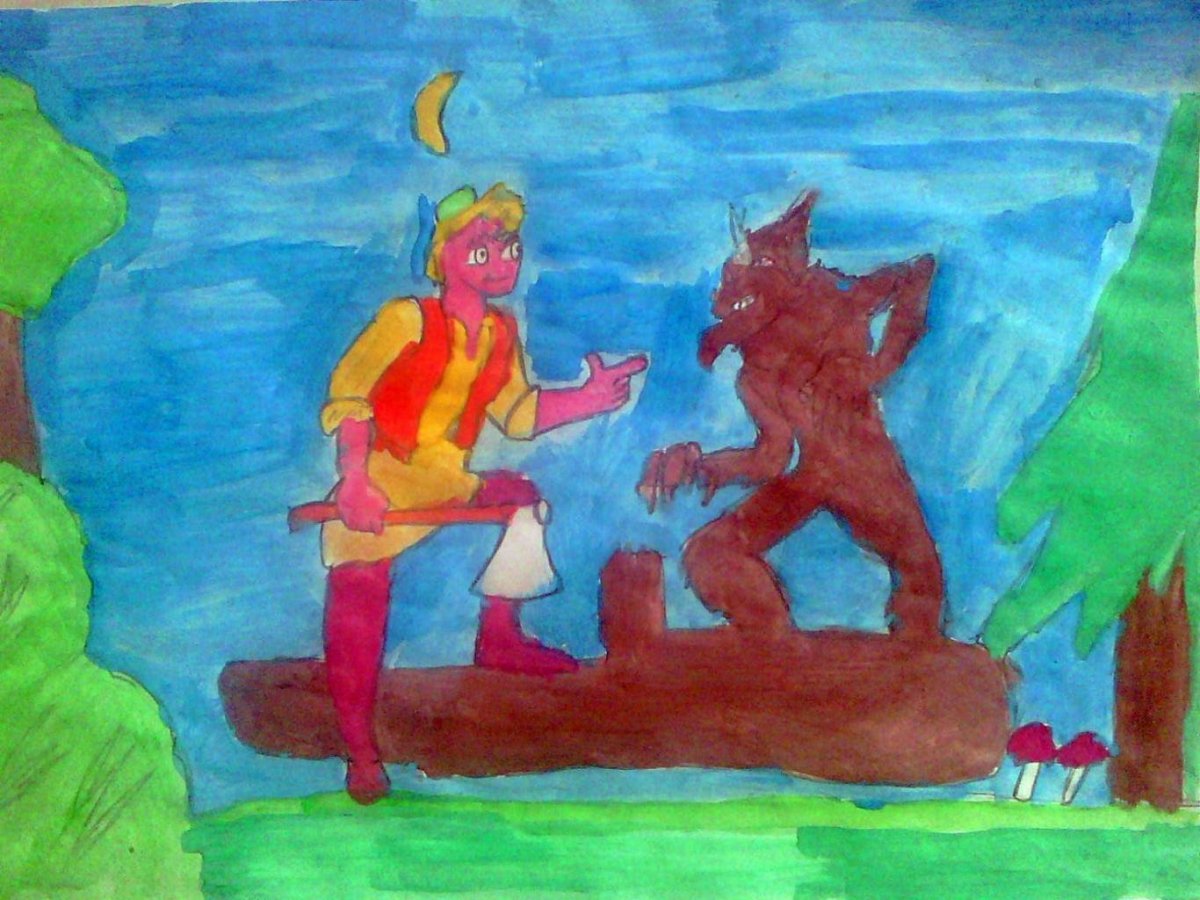 Детские рисунки Шурале