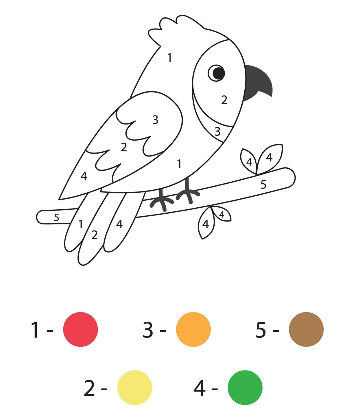 Новогодние раскраски по номерам