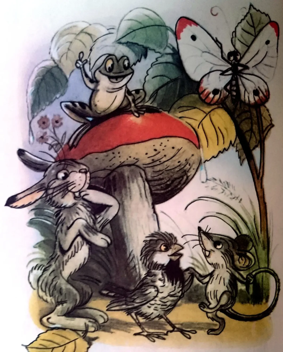 Сутеев грибок Теремок