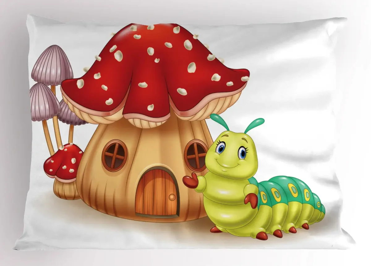 Мультяшный домик грибок